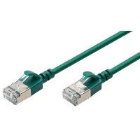 DIGITUS Câble de brassage Slim, cat. 6A, F/FTP, 10,0 m, gris