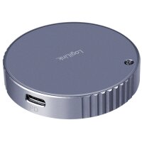 LogiLink Boîtier SSD USB 3.2 Gen2 magnétique, gris