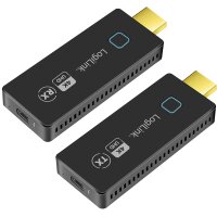 LogiLink Wireless HDMI Extender Set, 4K 30Hz, 30 m, schwarz