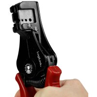 LogiLink Abisolierzange für Solarmodul PV-Kabel, rot