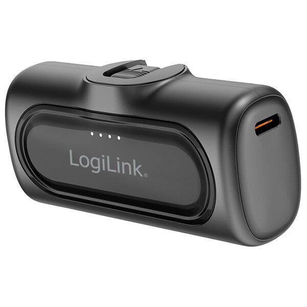 LogiLink Powerbank, 5.000 mAh, 2x USB-C, weiss