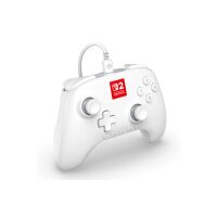 POWER A Advantage Wired Controller NSGP0524-01 NSW2, Lumectra White