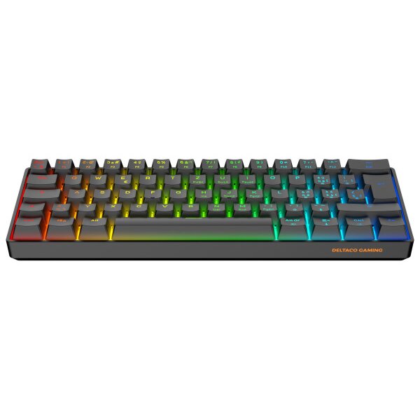 DELTACO Mechanical Keyboard DK470 GAM-175-CH Hot-Swap,KTT Switches,Black