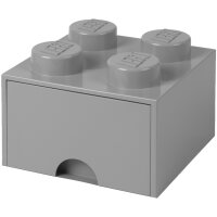 LEGO Schubladenbox STORAGE BRICK DRAWER 4, 1 Schub, grau
