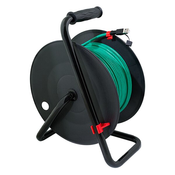 LogiLink Netzwerk-Kabeltrommel, Kat.6A, S FTP, bestückt