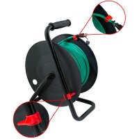 LogiLink Netzwerk-Kabeltrommel, Kat.6A, S FTP, bestückt