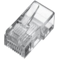 DIGITUS Connecteur RJ45 mâle pour câble rond,...
