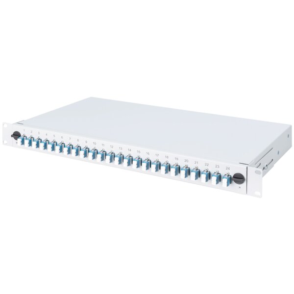 DIGITUS Boîte dépissure à fibre optique 19, 12x LC, OS2