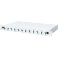 DIGITUS Boîte dépissure à fibre optique 19, 12x LC, OS2