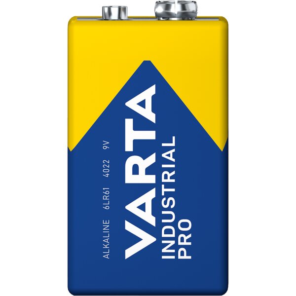 VARTA Pile alcaline INDUSTRIAL PRO, E-Block (9V)