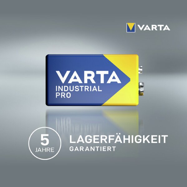 VARTA Pile alcaline INDUSTRIAL PRO, E-Block (9V)