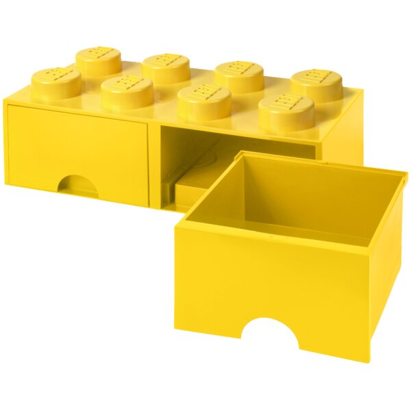 LEGO Brique tiroir STORAGE BRICK DRAWER 8, 2 tiroirs, bleu