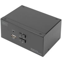 DIGITUS Commutateur KVM, 2 ports, Dual Display, DisplayPort
