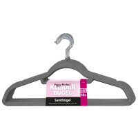 Peggy Perfect Cintre Velours avec barre, pack de 18