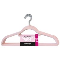 Peggy Perfect Cintre Velours avec barre, pack de 18