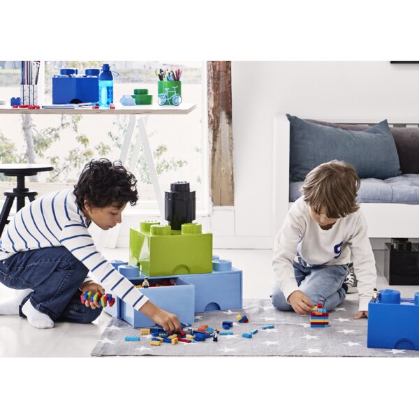 LEGO Brique tiroir STORAGE BRICK DRAWER 8, 2 tiroirs, rouge
