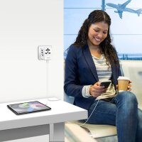LogiLink Universal-Reiseadapter (EU AUS US UK), 20 Watt