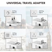 LogiLink Universal-Reiseadapter (EU AUS US UK), 20 Watt