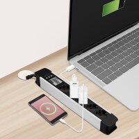 LogiLink Steckdosenleiste mit LCD-Display, 5-fach