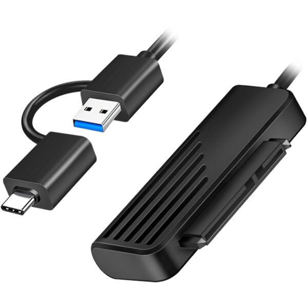 LogiLink USB 3.2 (Gen1) - SATA-Adapter, USB-A USB-C - SATA