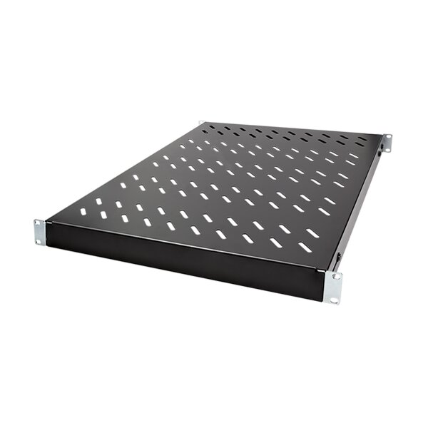 LogiLink 19" Fachboden, 1 HE, verstellbar, (T)570 mm,schwarz