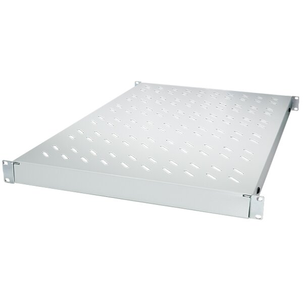 LogiLink 19" Fachboden, 1 HE, verstellbar, (T)700 mm,schwarz