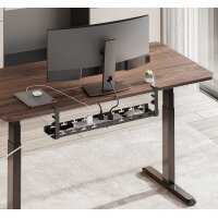 LogiLink Untertisch-Kabelführungsschiene, ausziehbar