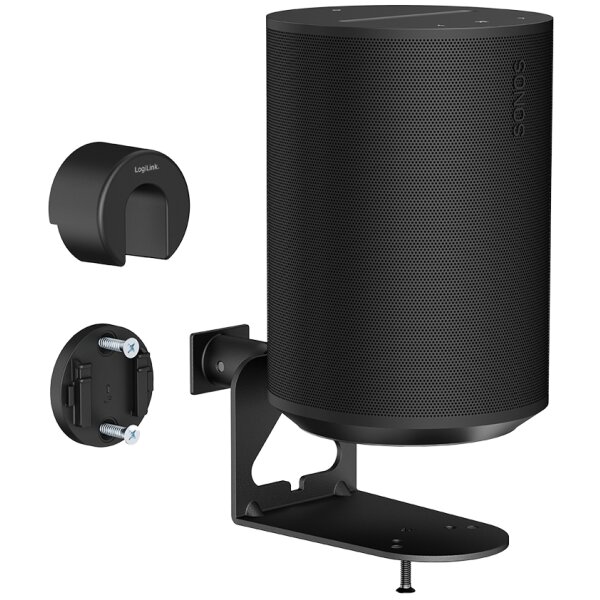 LogiLink Lautsprecher-Wandhalterung für SONOS ERA, schwarz