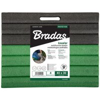 Bradas Planche pour genou, (L)400x(T)300x(H)40mm, noir/vert