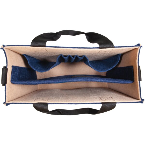 sigel Sacoche en feutre Desk Sharing Bag Bicolor M, gris