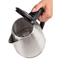 CLATRONIC Wasserkocher WKS 3830, kabellos, 1,7 L, Edelstahl