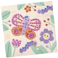 folia Moosgummi-Mosaik "BUTTERFLY", 301 Teile