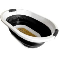 Linden Berg Wäschekorb, faltbar, 36 Liter, schwarz...