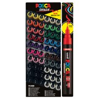 POSCA Pigmentmarker PC-5BR BRUSH, 60er Display