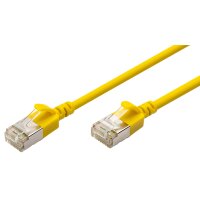 DIGITUS Slim Patchkabel, Kat. 6A, F FTP, rot, 0,3 m