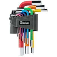 Bradas Innensechskant-Schlüsselsatz, 9-teilig,...