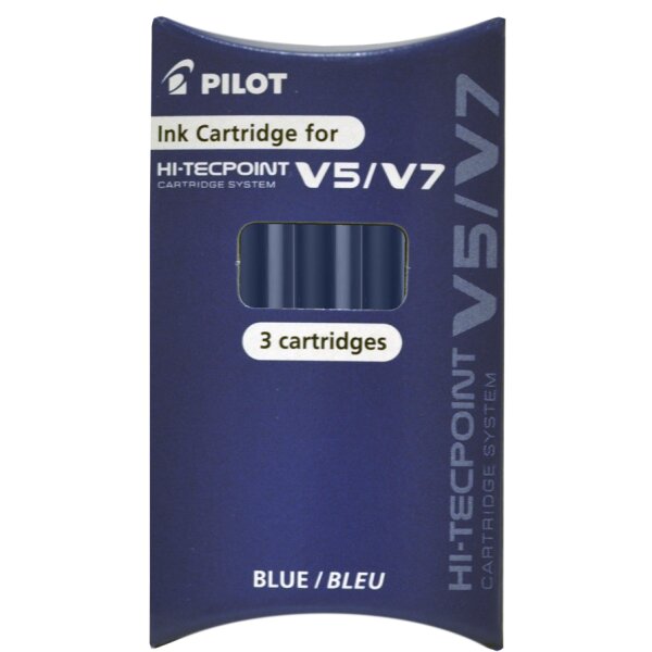 PILOT Cartouches dencre pour stylo roller V5/V7, vert