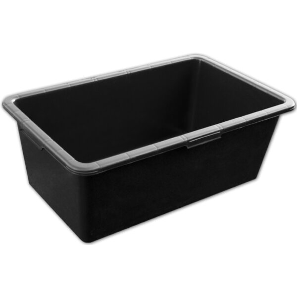 Bradas M&ouml;rtelwanne, aus PVC, 90 Liter, schwarz