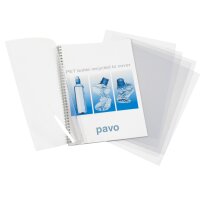 pavo Plats de couverture, A4, rPET, transparent, 0,20 mm