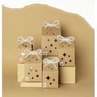 folia Stickers pour calendrier de lAvent NUMBERS GOLD