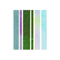 RICO DESIGN Washi Tape Set FSC 302164 vert, bleu 6 rouleaux
