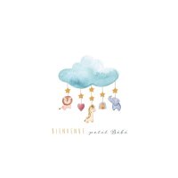 GOLDBEK Carte de voeux Baby FR B6 8411.A Mobile pour...