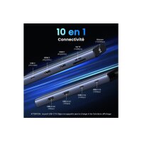 UGREEN 10-in-1 USB-C Hub 45380 10Gbps 4k60Hz, 100W, Gray