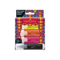 FABER-CASTELL Textmarker TL 46 Glassy 254693 Superfluor 4...
