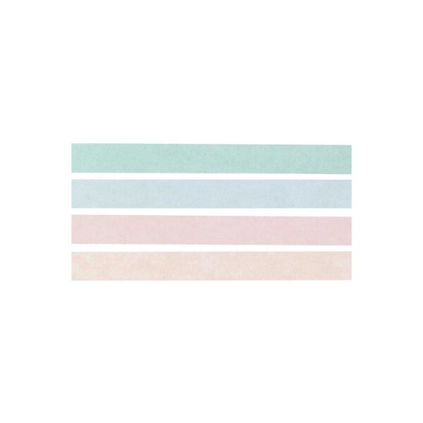 RICO DESIGN Washi Tape Set 15mmx5m 99001.21.28 glitter pastel 4 rouleaux
