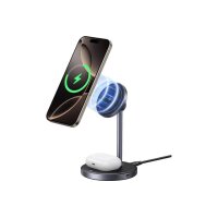 UGREEN Magnetic Wirelss Charger 45382 2-in-1 Qi2 25W, Black