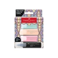 FABER-CASTELL Textmarker TL 46 Glassy 254694 Pastell 4...