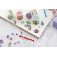 EBERHARD FABER Spielknete Set 572505 Pastell 4 Stück