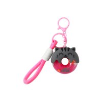 I-TOTAL Schlüsselanhänger Donut XL3067 Grey Cat