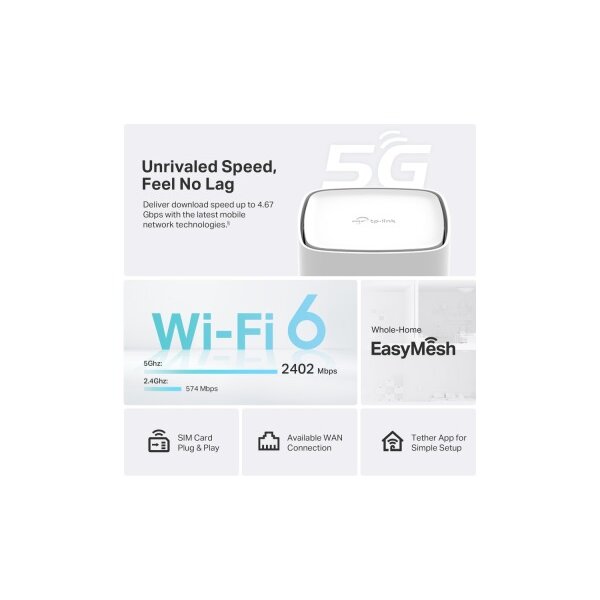 TP-LINK 5G DualBand Gigabit Router Archer NX500
